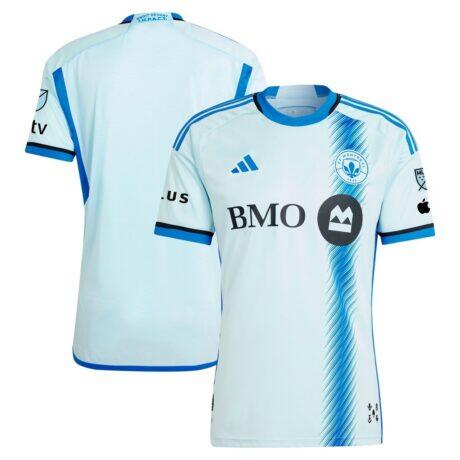 CF Montreal adidas 2024 La Main Authentic Jersey – Light Blue - - Front View