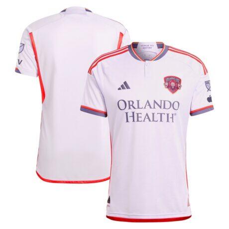 Orlando City SC adidas 2024 Legacy Kit Authentic Jersey - Purple - Front View