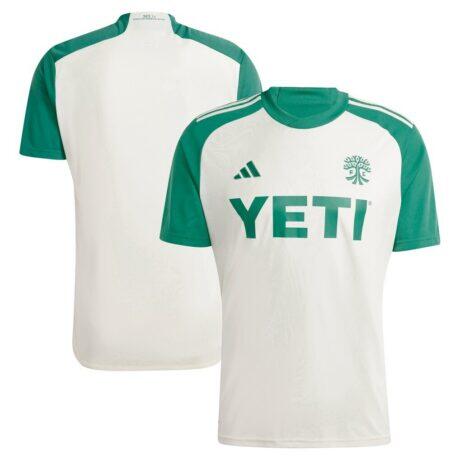Austin FC adidas 2024 The Armadillo Kit Replica Jersey – Tan - - Front View