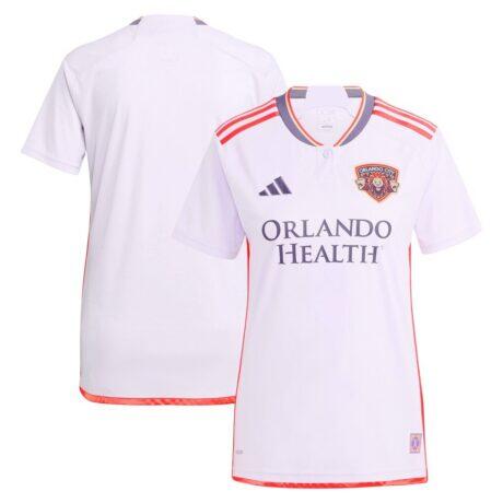Orlando City SC adidas Women's 2024 Legacy Kit Replica Jersey - Purple - Front View