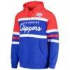 LA Clippers Mitchell & Ness Head Coach Pullover Hoodie - - Back View