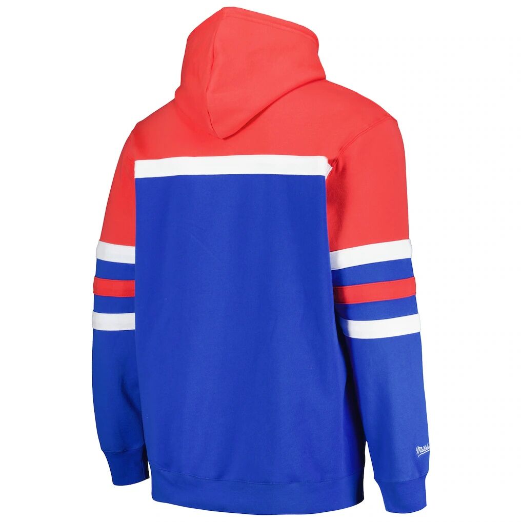LA Clippers Mitchell & Ness Head Coach Pullover Hoodie – Royal/Red