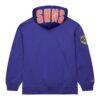 Phoenix Suns Mitchell & Ness Team OG 2.0 Vintage Logo Fleece Pullover Hoodie - Purple - Detail View