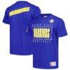 Golden State Warriors Mitchell & Ness Hardwood Classics Team OG 2.0 Premium Vintage Logo T-Shirt - - Front View