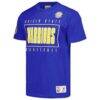 Golden State Warriors Mitchell & Ness Hardwood Classics Team OG 2.0 Premium Vintage Logo T-Shirt - - Side View