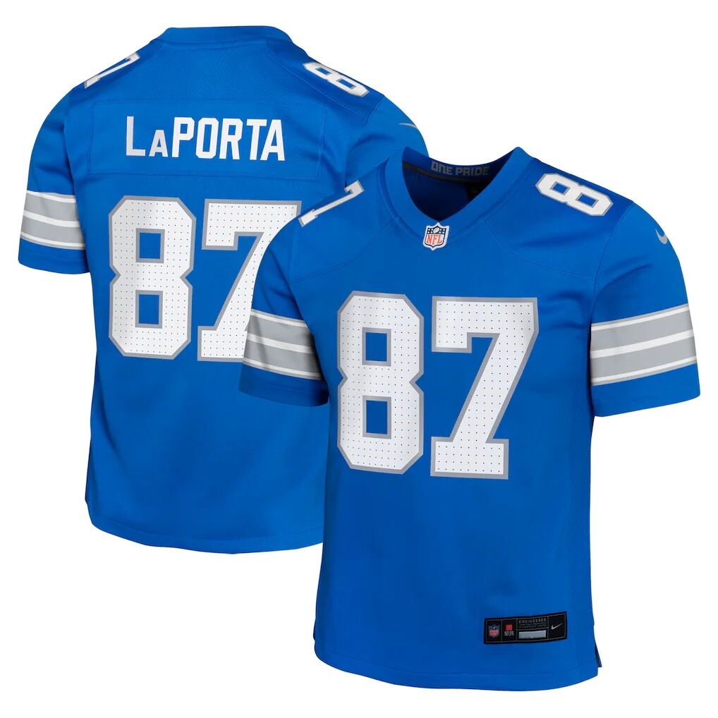 Sam LaPorta Detroit Lions Nike Youth Game Jersey