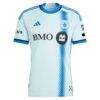 CF Montreal adidas 2024 La Main Authentic Custom Jersey – Light Blue - - Side View