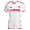 St. Louis City SC adidas 2024 The Confluence Kit Authentic Custom Jersey - White - Side View