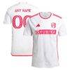 St. Louis City SC adidas 2024 The Confluence Kit Replica Custom Jersey - White - Front View