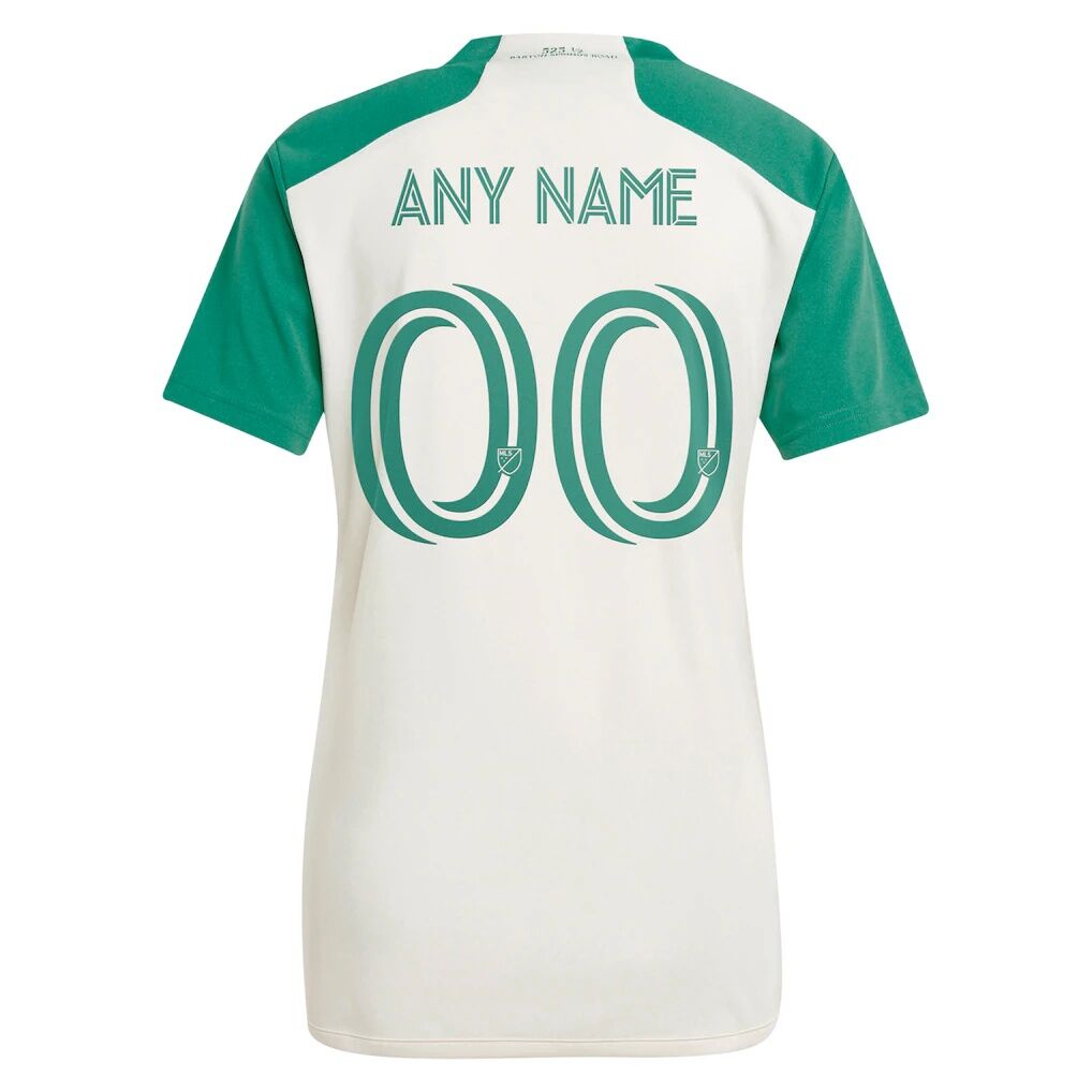 Austin FC adidas Women's 2024 The Armadillo Kit Replica Custom Jersey - Tan