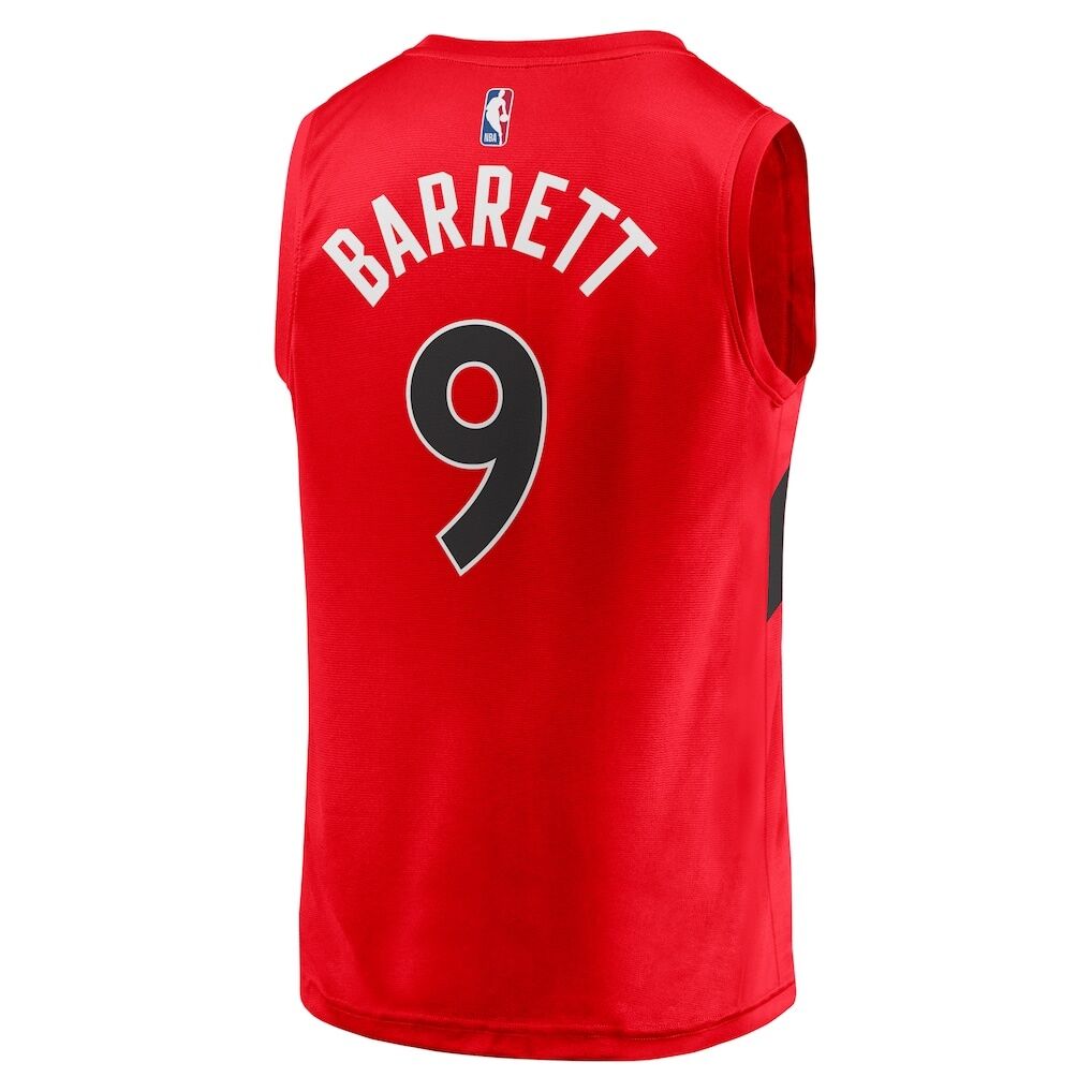 RJ Barrett Toronto Raptors Fashion7 Fast Break Player Jersey - Icon Edition