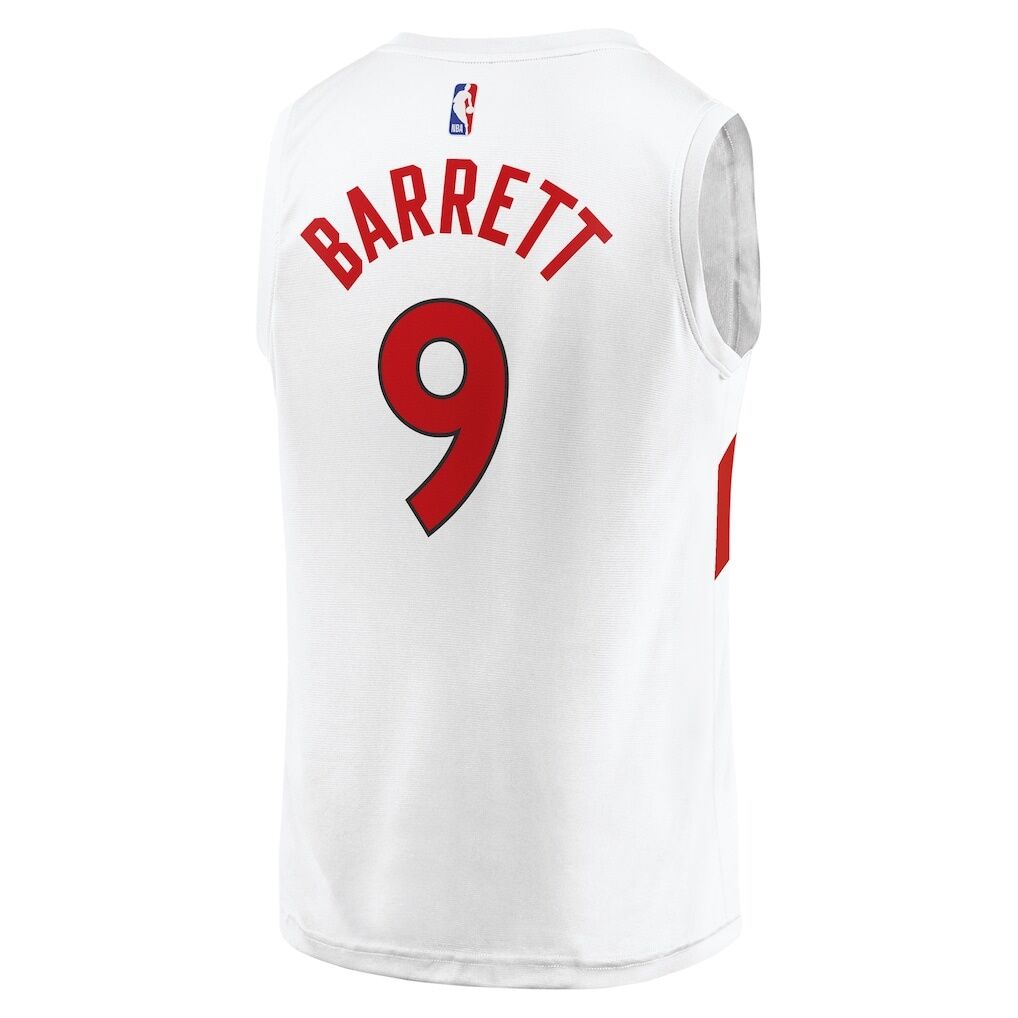 RJ Barrett Toronto Raptors Fashion7 Youth Fast Break Player Jersey - Association Edition