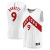 RJ Barrett Toronto Raptors Fashion7 Youth Fast Break Player Jersey - White - Front View