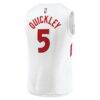 Immanuel Quickley Toronto Raptors Fashion7 Fast Break Player Jersey - White - Detail View