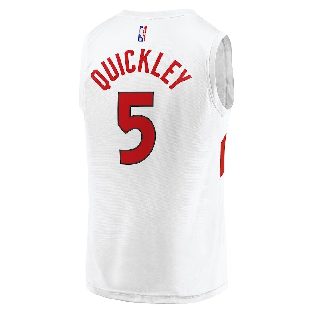 Immanuel Quickley Toronto Raptors Fashion7 Fast Break Player Jersey - Association Edition