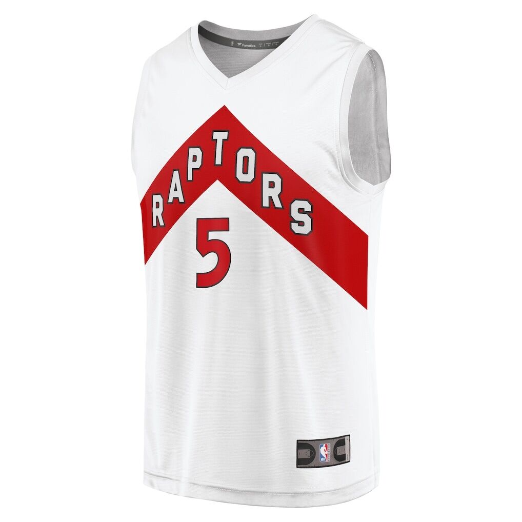 Immanuel Quickley Toronto Raptors Fashion7 Youth Fast Break Player Jersey - Association Edition