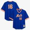 Dwight Gooden New York Mets Profile Big & Tall Cooperstown Collection Mesh Batting Practice Jersey - - Front View
