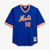 Dwight Gooden New York Mets Profile Big & Tall Cooperstown Collection Mesh Batting Practice Jersey - - Side View