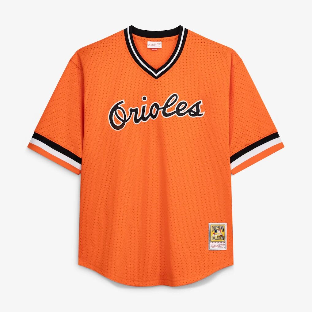 Cal Ripken Jr. Baltimore Orioles Profile Big & Tall Cooperstown Collection Mesh Batting Practice Jersey