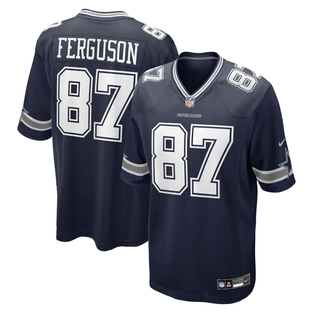 Jake Ferguson Dallas Cowboys Nike Team Game Jersey
