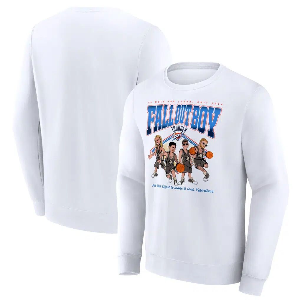 Fall Out Boy x Oklahoma City Thunder Fashion7 So Much For (2our) Dust Fleece Pullover Sweatshirt