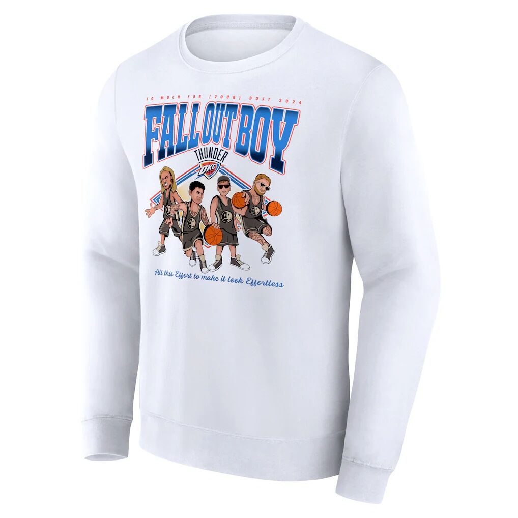 Fall Out Boy x Oklahoma City Thunder Fashion7 So Much For (2our) Dust Fleece Pullover Sweatshirt