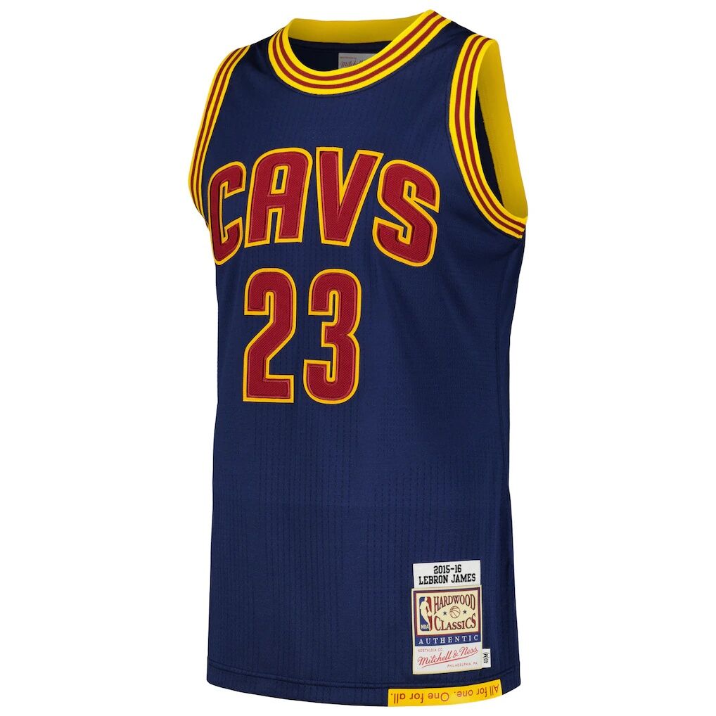 LeBron James Cleveland Cavaliers Mitchell & Ness 2015/16 Hardwood Classics Authentic Jersey
