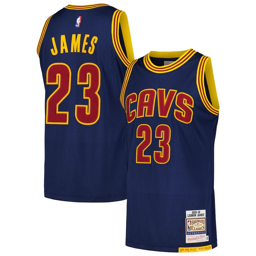 LeBron James Cleveland Cavaliers Mitchell & Ness 2015/16 Hardwood Classics Authentic Jersey