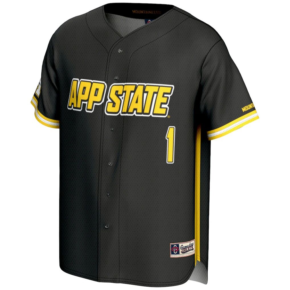 #1 Appalachian State Mountaineers GameDay Greats Lightweight Baseball Fashion Jersey