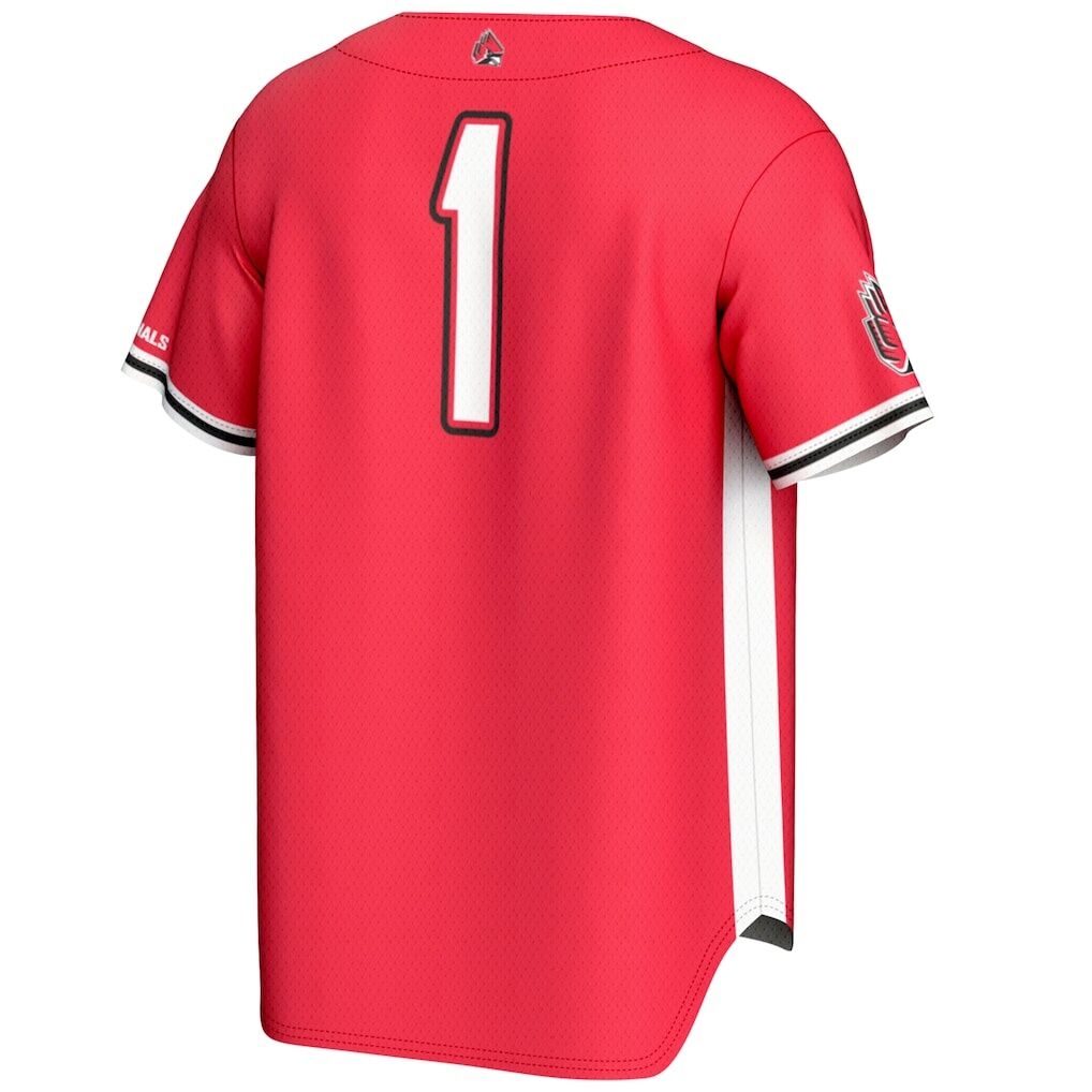 #1 Ball State Cardinals GameDay Greats Lightweight Baseball Fashion Jersey - Cardinal