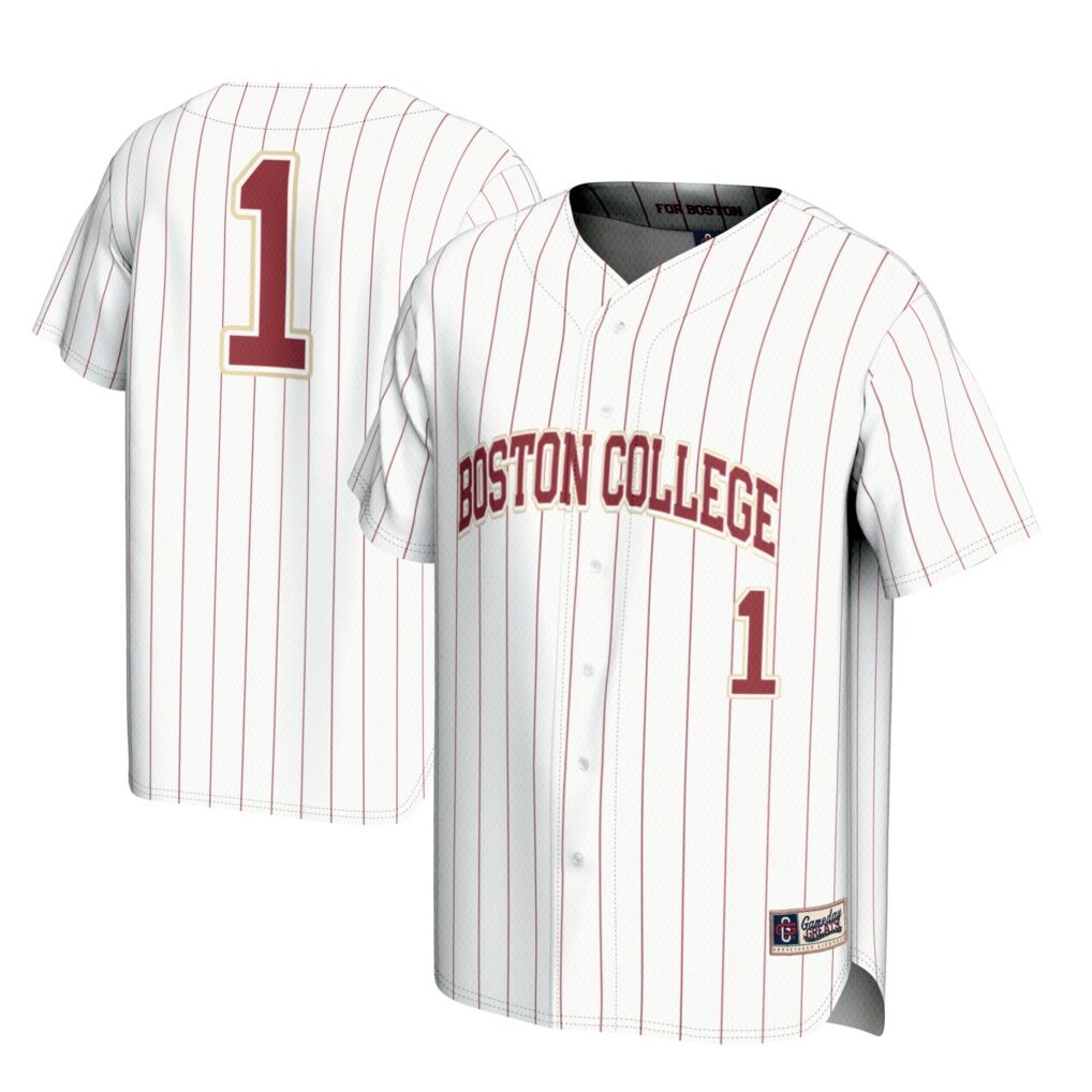 #1 Boston College Eagles GameDay Greats Youth Lightweight Baseball Fashion Jersey