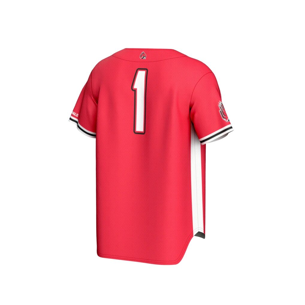 #1 Ball State Cardinals GameDay Greats Youth Lightweight Baseball Fashion Jersey - Cardinal