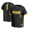 #1 Appalachian State Mountaineers GameDay Greats Youth Lightweight Baseball Fashion Jersey - Black - Front View