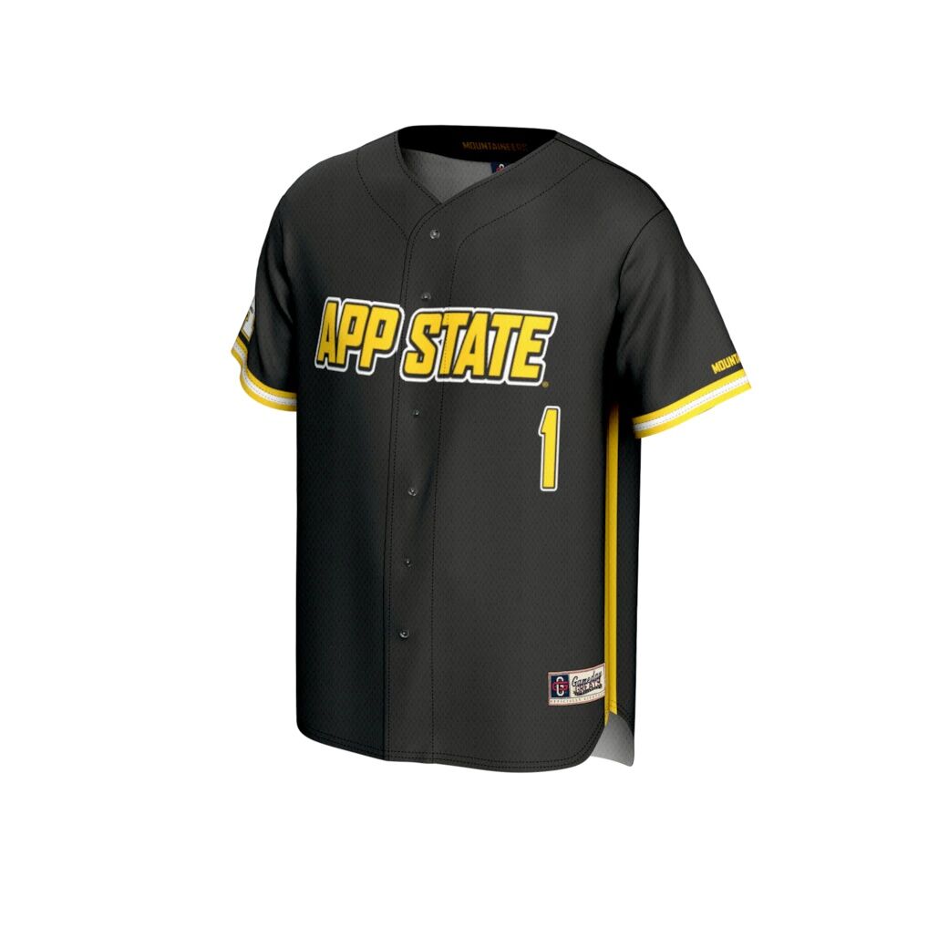 #1 Appalachian State Mountaineers GameDay Greats Youth Lightweight Baseball Fashion Jersey