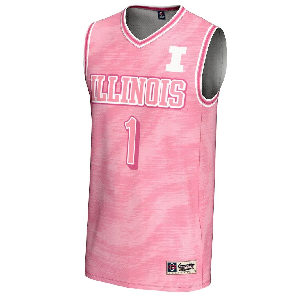 #1 Illinois Fighting Illini GameDay Greats Unisex Lightweight Basketball Jersey