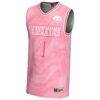 #1 Iowa Hawkeyes GameDay Greats Unisex Lightweight Basketball Jersey - Pink - Side View