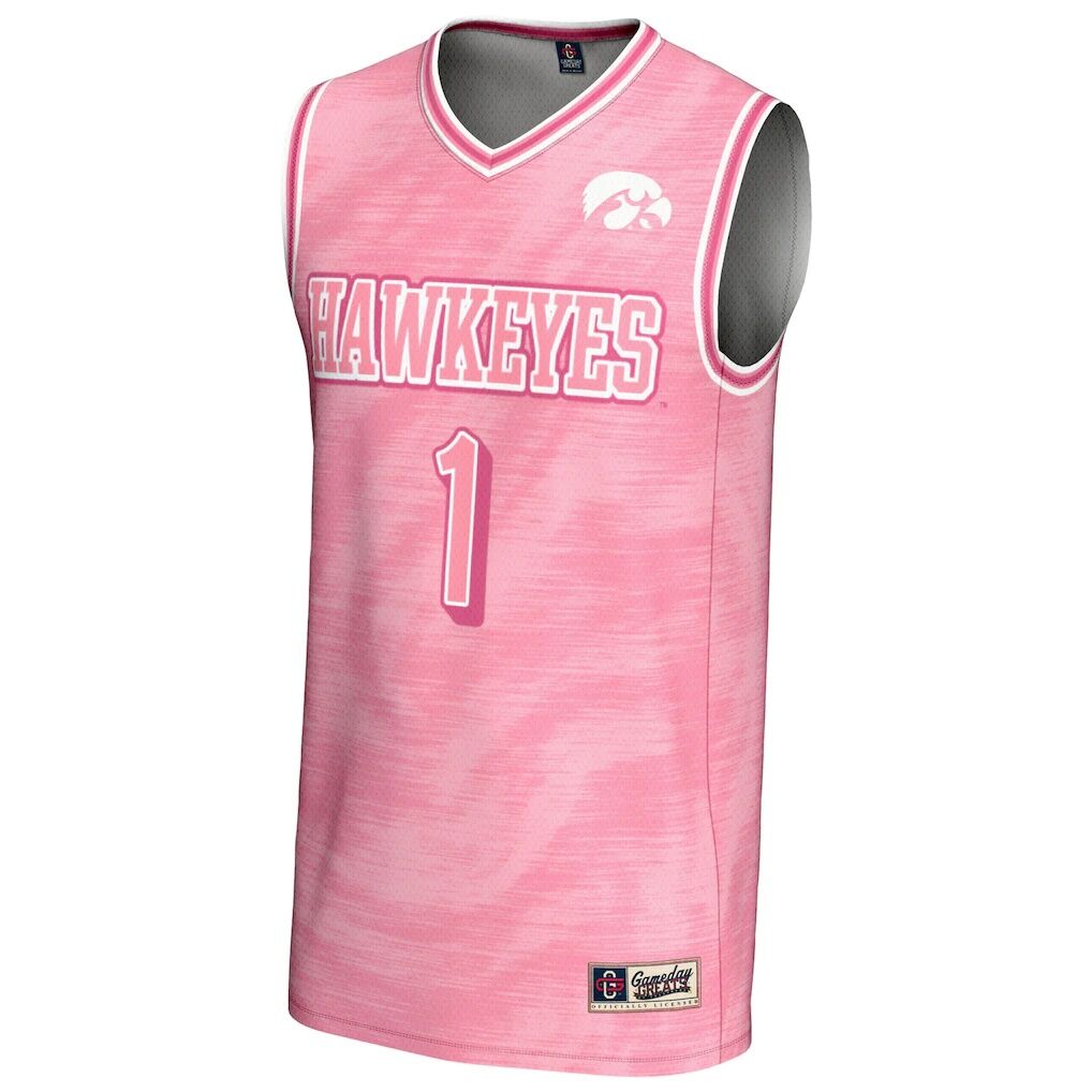 #1 Iowa Hawkeyes GameDay Greats Unisex Lightweight Basketball Jersey