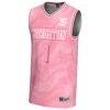 #1 Creighton Bluejays GameDay Greats Unisex Lightweight Basketball Jersey - Pink - Side View