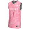#1 Arkansas Razorbacks GameDay Greats Youth Lightweight Basketball Jersey - Pink - Side View