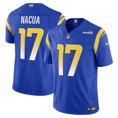 Puka Nacua Los Angeles Rams Nike Vapor F.U.S.E. Limited Jersey - - Front View