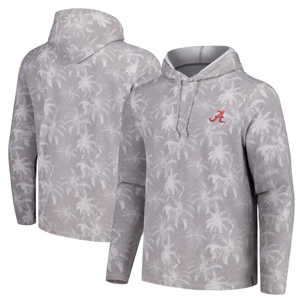 Alabama Crimson Tide Tommy Bahama Palm Frenzy Hoodie Long Sleeve T-Shirt