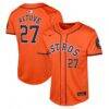 Jose Altuve Houston Astros Nike Youth Alternate Limited Player Jersey – Orange - - Front View