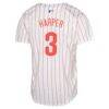 Bryce Harper Philadelphia Phillies Youth Limited Player Jersey - White - Detail View