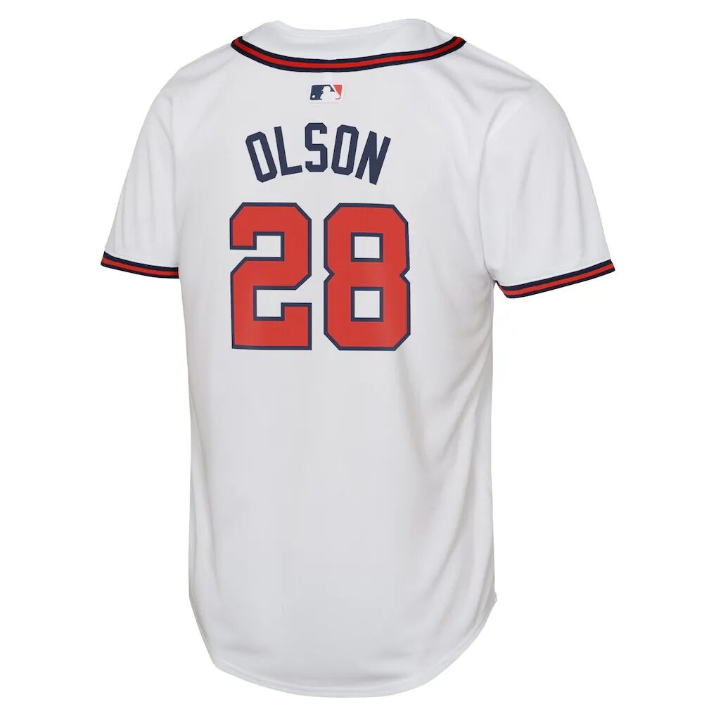 Matt Olson Atlanta Braves Nike Youth Home Limited Player Jersey