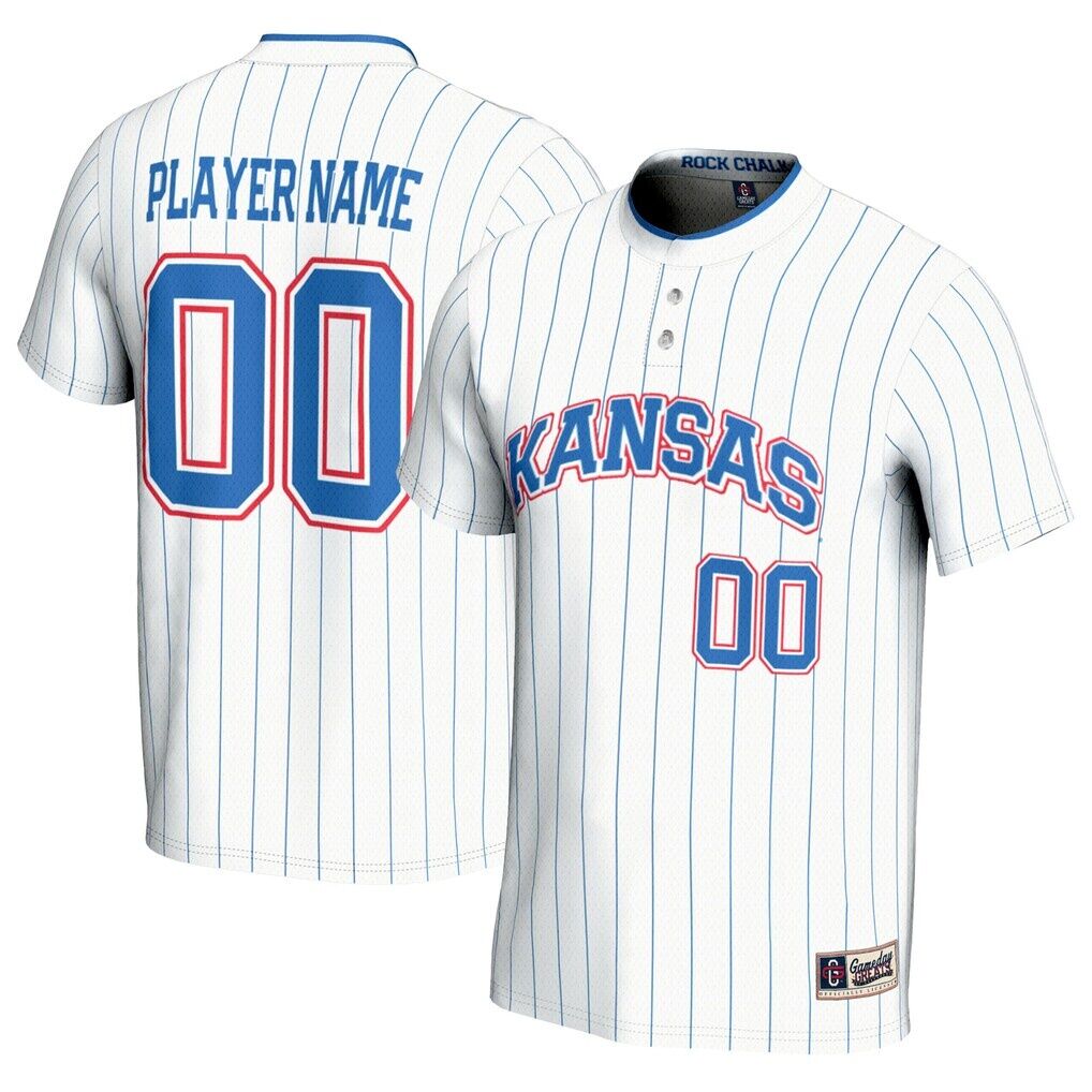 Kansas Jayhawks GameDay Greats Unisex NIL Pick-A-Player Lightweight Softball Jersey