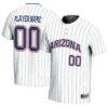 Arizona Wildcats GameDay Greats Youth NIL Pick-A-Player Lightweight Softball Jersey - White - Front View