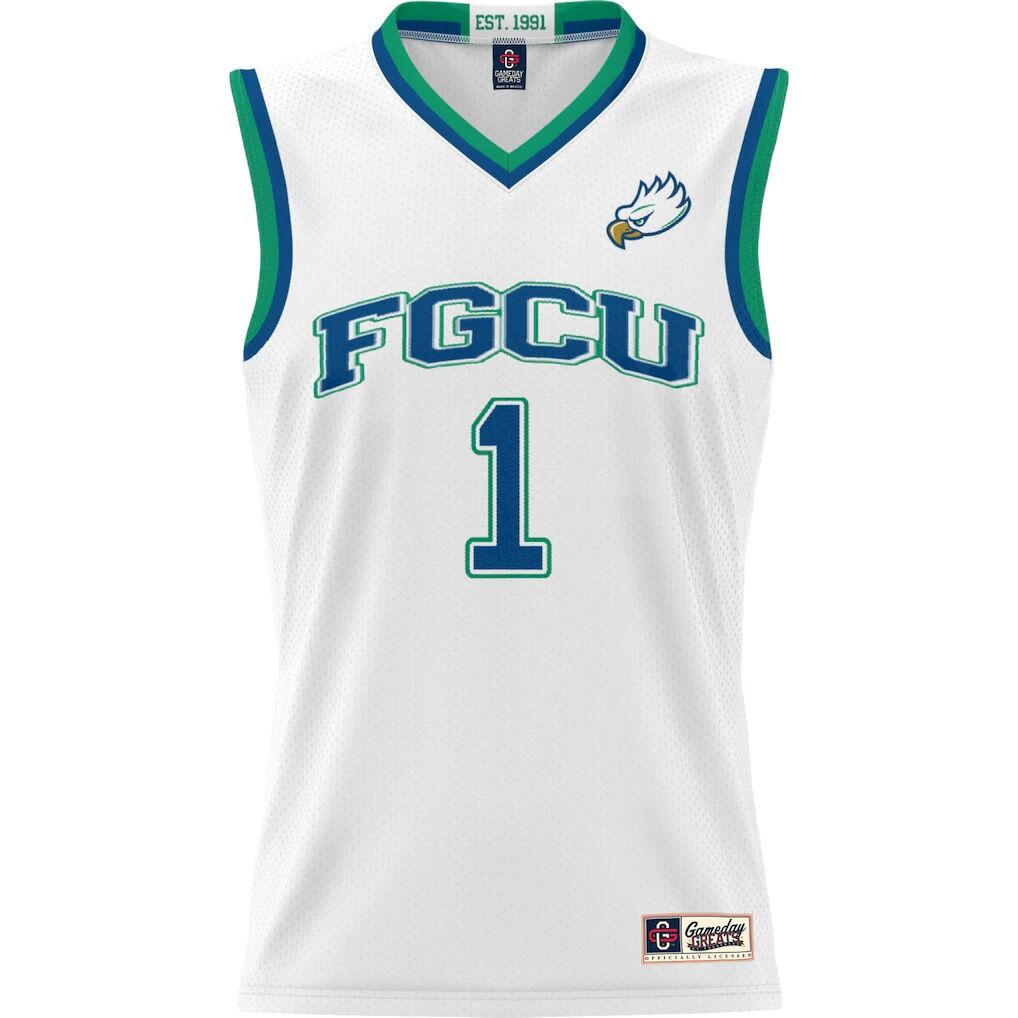 #1 Florida Gulf Coast Eagles GameDay Greats Youth Lightweight Basketball Jersey