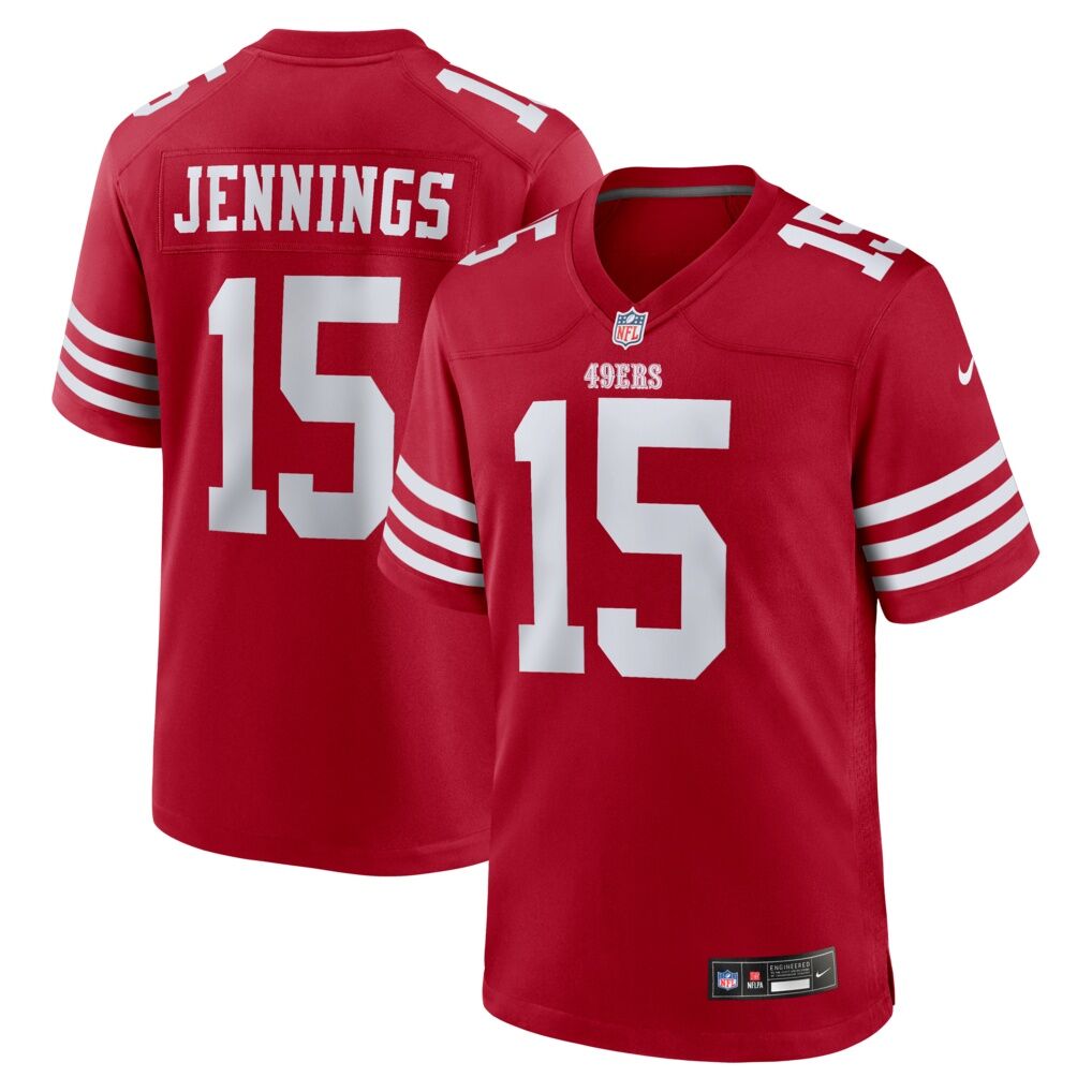Jauan Jennings San Francisco 49ers Nike  Game Jersey -  Scarlet
