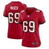 Cody Mauch Tampa Bay Buccaneers Nike Women's Game Jersey - Red - Front View