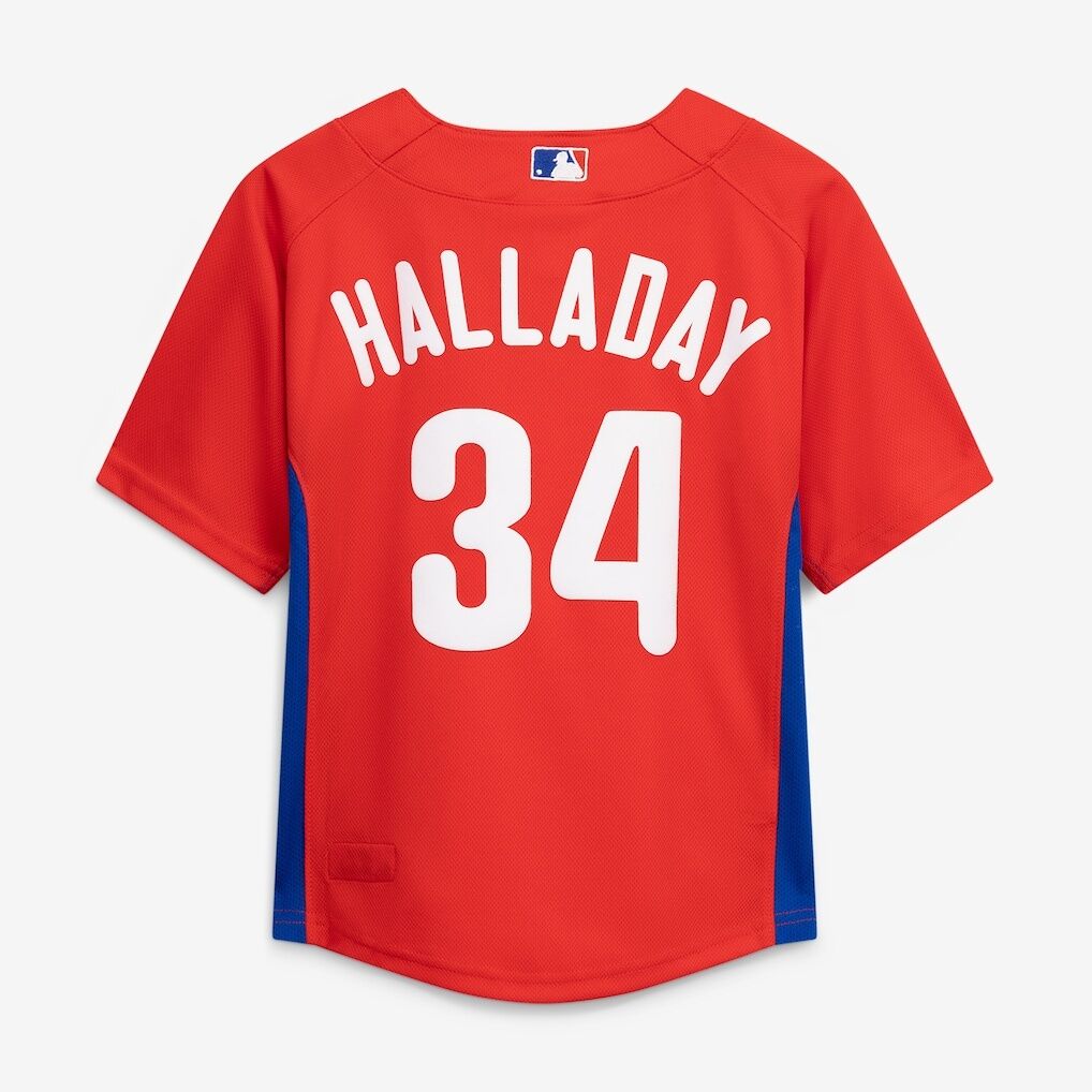 Roy Halladay Philadelphia Phillies Mitchell & Ness Preschool Cooperstown Collection Mesh Batting Practice Jersey